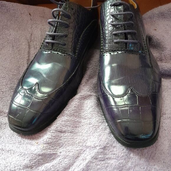 Antonio Cerrelli Elite Men’s Dress Shoes Brown Leather Wingtip Size 10 main image 8